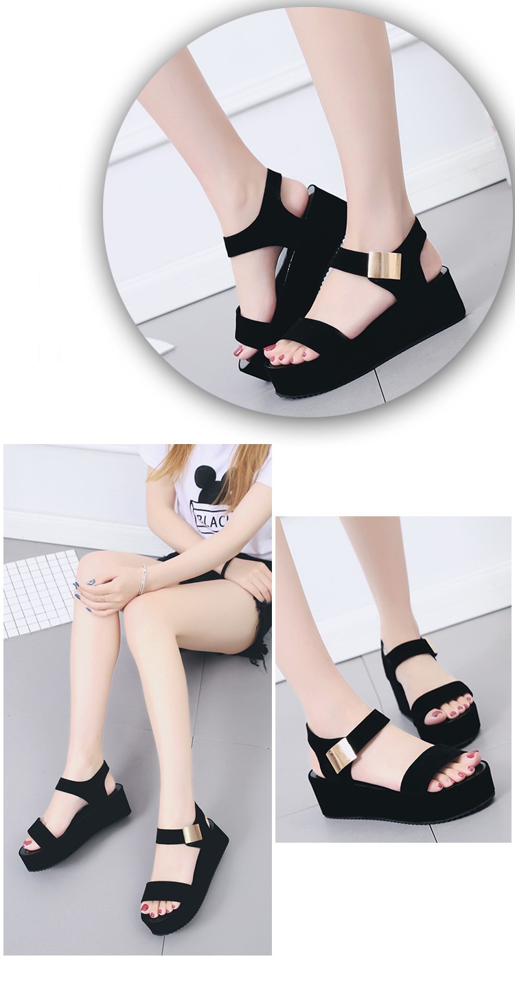 QA-720 TRENDY SHOES BLACK